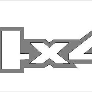 4x4 matrica 3. típus (M0) /EU/