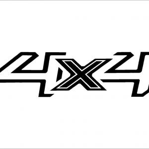 4x4 matrica (Ford Ranger) (M1) /EU-HU/