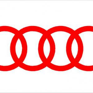 Audi logó karika matrica (M0) 2020