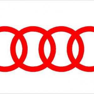 Audi logó karika matrica (M0) 2020 /HU/
