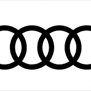 Audi logó karika matrica (M0) 2020 /HU/