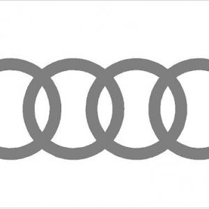 Audi logó karika matrica (M1) 2020 /EU-HU/