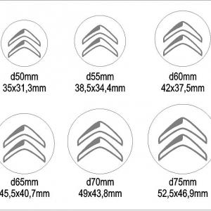 Citroen felni/dísztárcsa matrica szett /EU-HU/