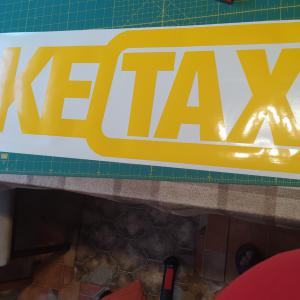 Fake taxi matrica (M1)