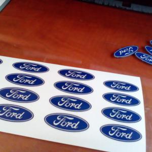 Ford felni/dísztárcsa matrica szett (digit, ovális)