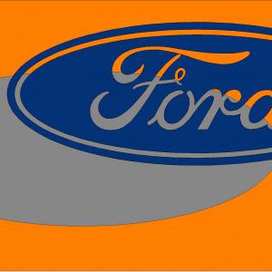 Ford logó matrica (ovális, V.2.) (M1)