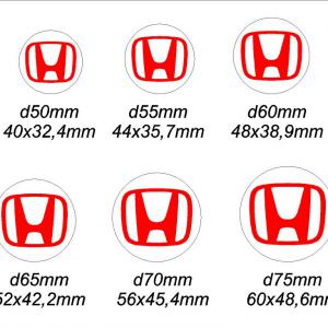 Honda felni/dísztárcsa matrica szett V.1 /EU-HU/