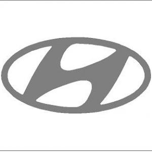 Hyundai logó matrica (ovális) (M1)
