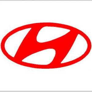 Hyundai logó matrica (ovális) (M1) /EU-HU/