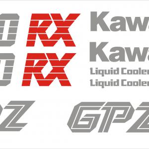 Kawasaki GPZ 1000RX matrica szett