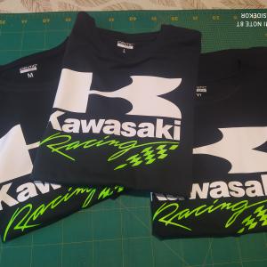 Kawasaki Racing póló (M-es)