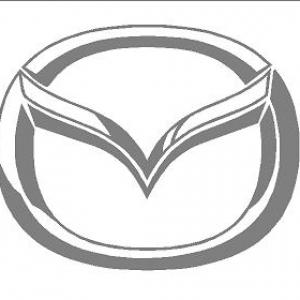 Mazda logó (ovális) (M1)