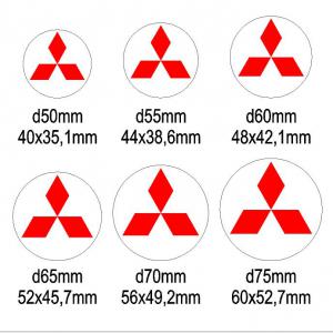 Mitsubishi felni/dísztárcsa matrica szett /EU-HU/