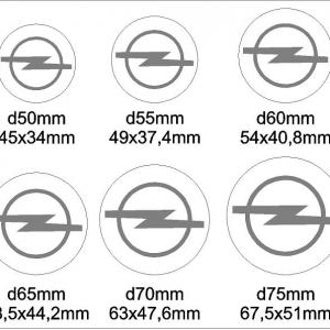 Opel felni/dísztárcsa matrica szett /EU-HU/