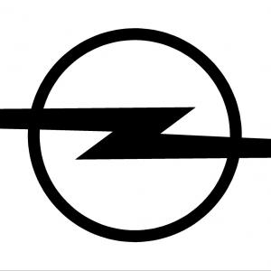Opel logó matrica (M1)
