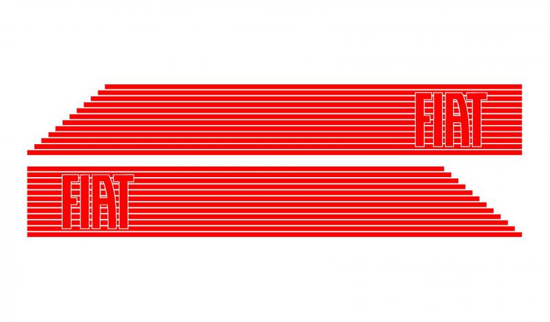 Fiat díszcsík V.1