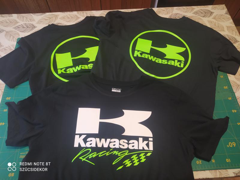 Kawasaki Racing póló (M-es)