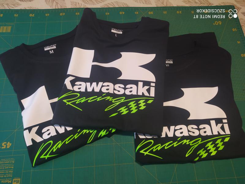 Kawasaki Racing póló (XL-es)