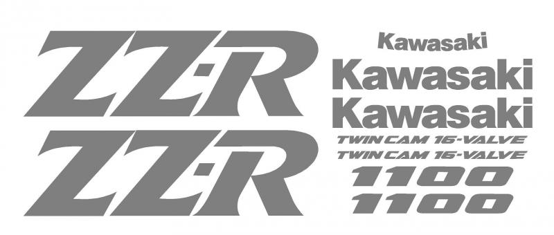 Kawasaki ZZ-R 1100 matrica szett