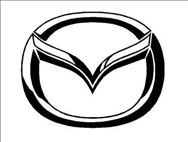 Mazda logó (ovális) (M1) /EU-HU/