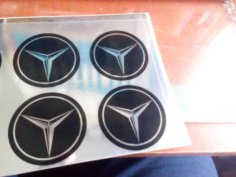 Mercedes felni/dísztárcsa matrica szett (digit) /EU-HU/