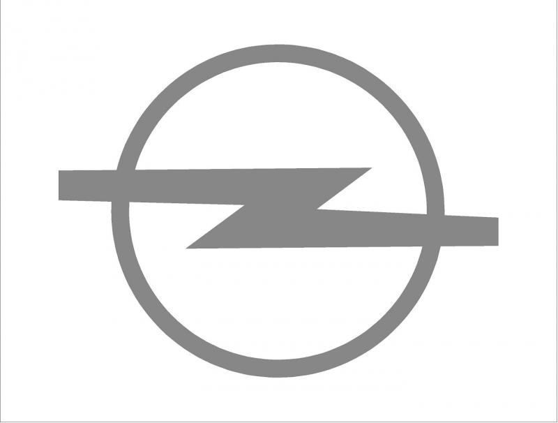 Opel logó matrica (M1)