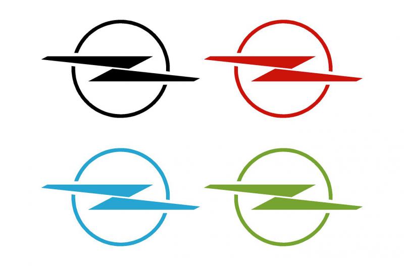 Opel logó matrica (M1) V.2. /EU-HU/