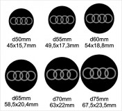 Audi felni/dísztárcsa matrica szett /EU-HU/
