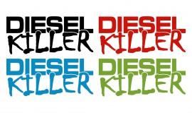 Diesel killer matrica (M2) /EU-HU/