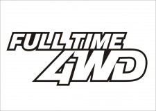 Full Time 4WD matrica (M2) /EU-HU/