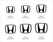 Honda felni/dísztárcsa matrica szett V.2 /EU-HU/