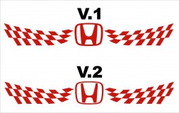 Honda szélvédő matrica (M3)