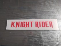 Knight Rider matrica (M1) (100mm x 15.6mm)