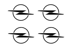 Opel felni/dísztárcsa matrica szett V.2. /EU-HU/