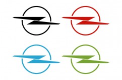 Opel logó matrica (M1) V.2. /EU-HU/