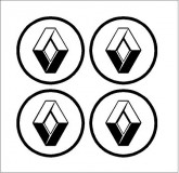 Renault felni/dísztárcsa matrica szett (digit)