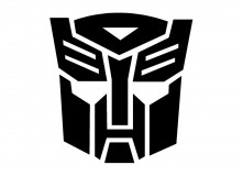 Transformers Autobot matrica (M1) (Pólóra vasalható) /EU-HU/