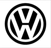 Volkswagen logó matrica 1. típus (M2)