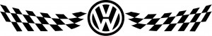 Volkswagen szélvédő matrica (M3)