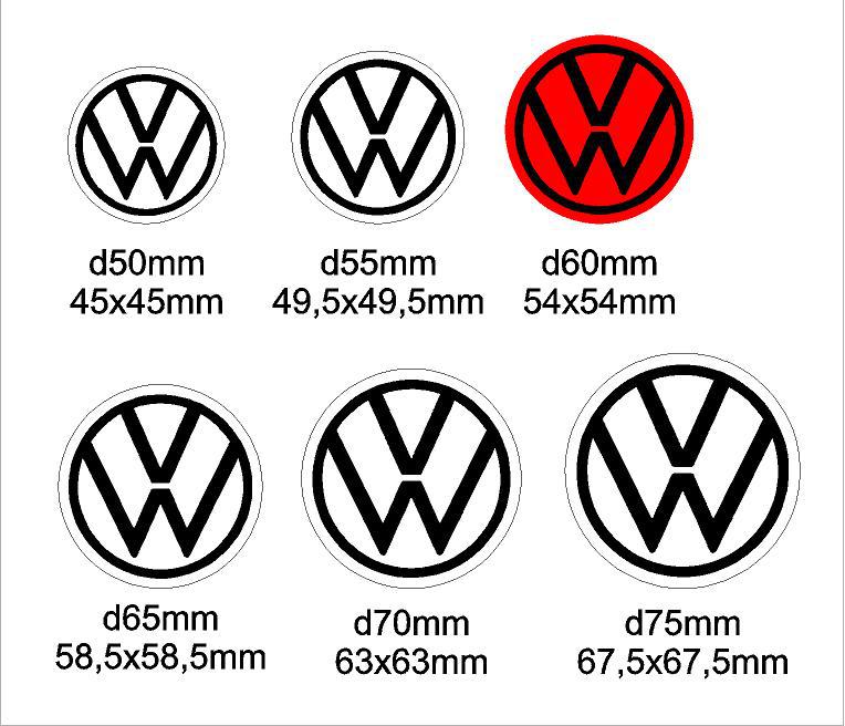Volkswagen felni/dísztárcsa matrica szett 2020-as /EU-HU/