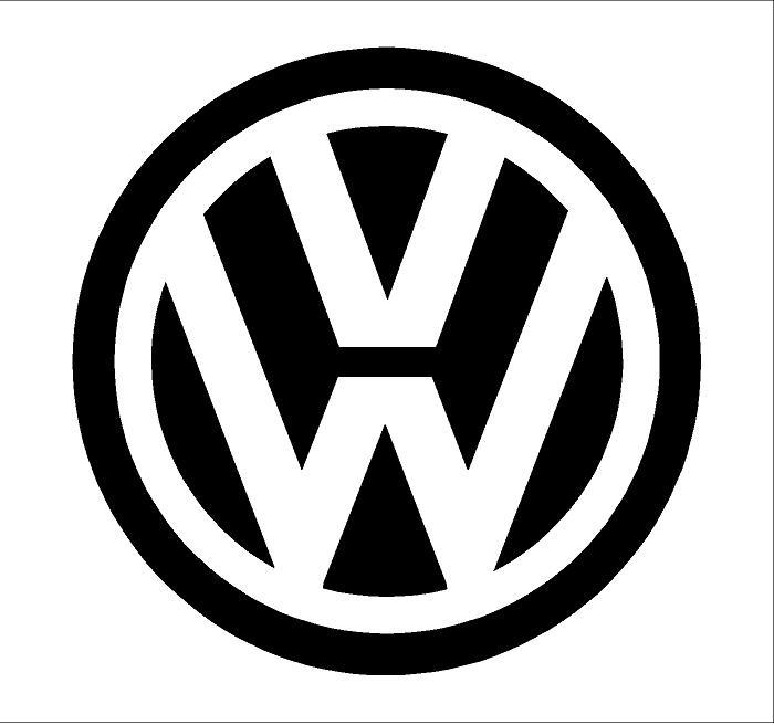 Volkswagen logó matrica 1. típus (M3)