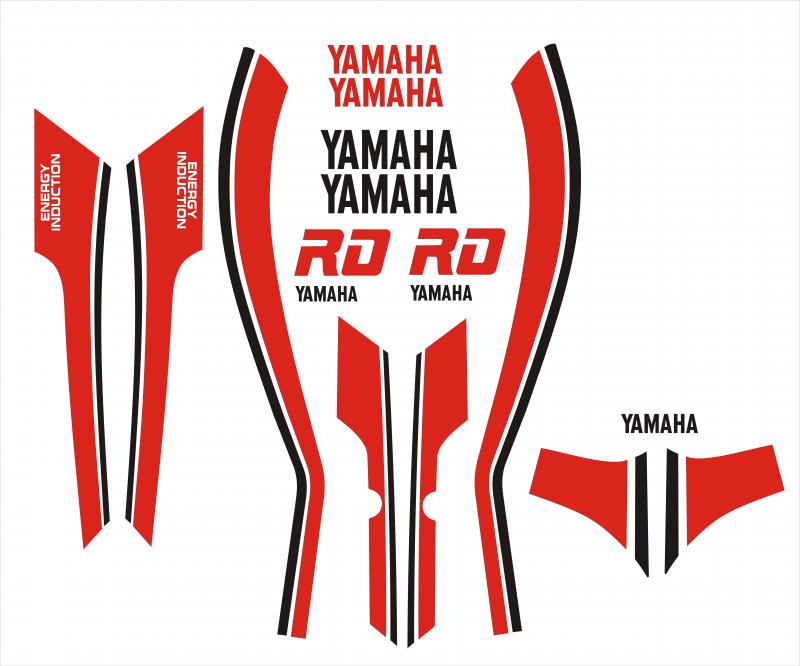 Yamaha RD matrica szett