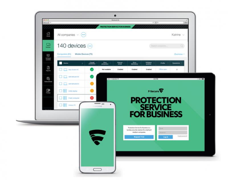 Havidíjas F-Secure Protection Service for Business 1-24 felhasználóig