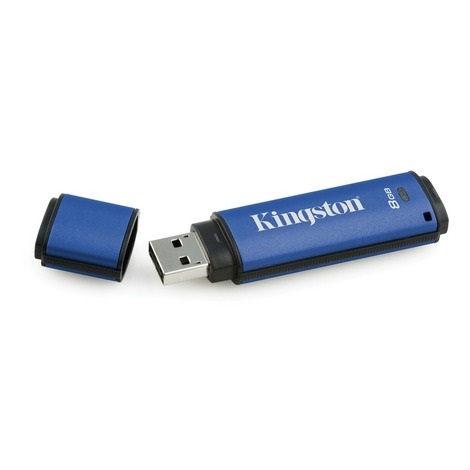 Kingston memory USB DataTraveler 64GB DTVP30, 256bit AES Encrypted USB 3.0