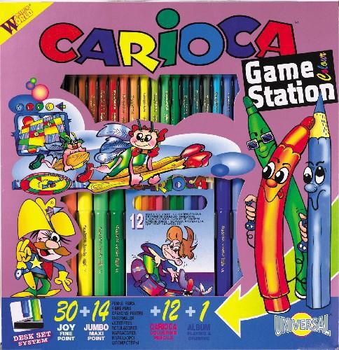Kifestő és színező készlet 60 darabos Carioca Game Station