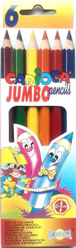 Színes ceruza 6 DB-OS Carioca JUMBO