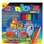 Kifestő szinező 56 darabos készlet Carioca Scenic 3D Kingdom