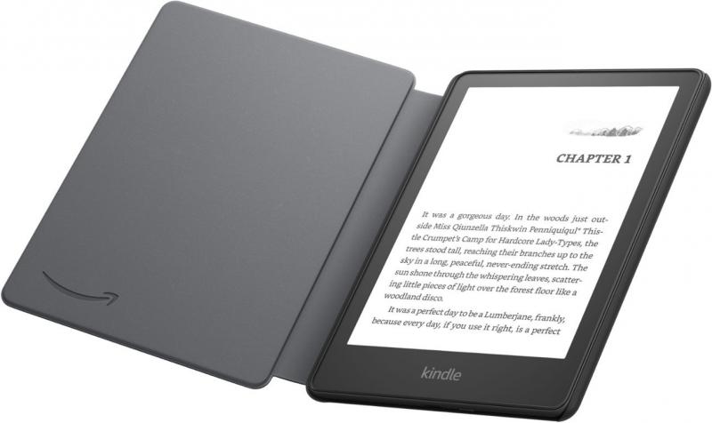 Amazon Kindle PaperWhite 5 (2021) 8 GB Ebook olvasó + Fekete Smart védőtok