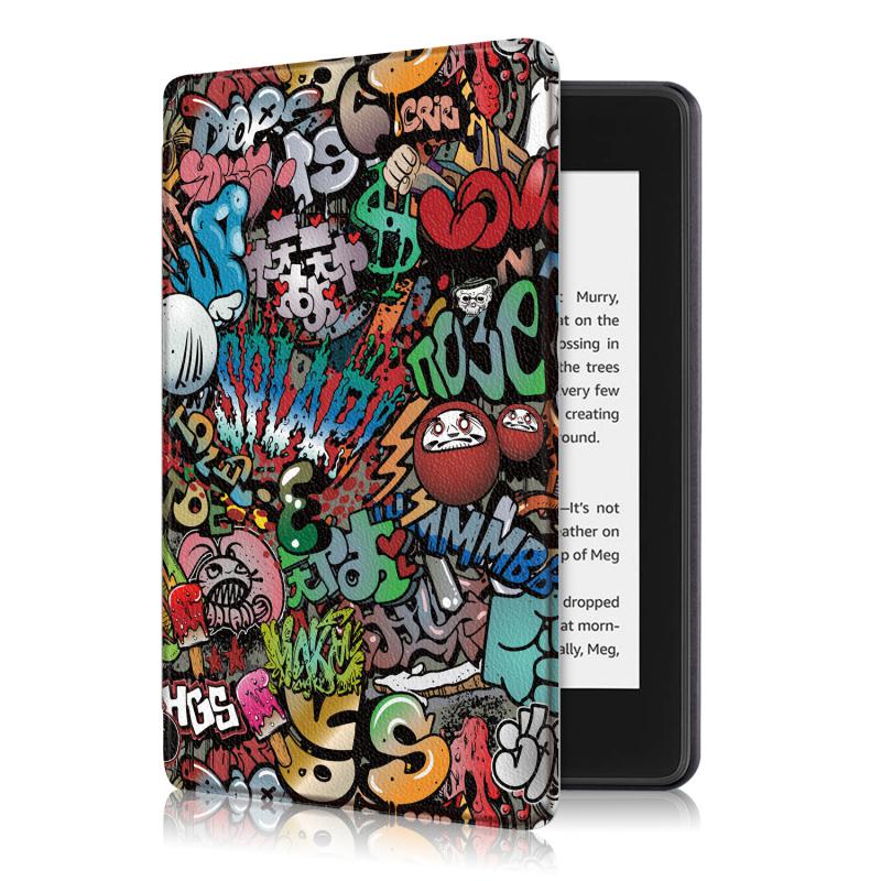 Kindle 11 (2022/2024) mágneses Smart Védőtok Graffiti