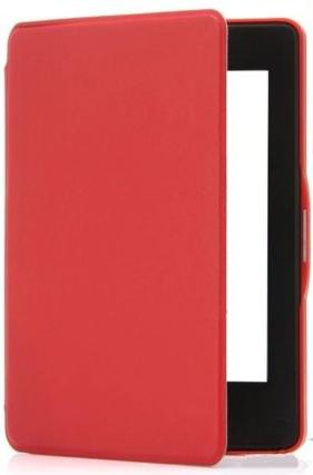 KINDLE 8 4GB Mágneses Smart Védőtok Piros